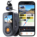 Vantrue S1 Pro Max AI Dash Cam 4K+2.5K with ADAS, Dual STARVIS 2 Dash cam Front and Rear, 2 Channel HDR Dashcam, PlatePix Night 