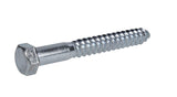 The Hillman Group 230131 Hex Lag Screw, 1/2Inch X 4Inch, Zinc (25Pack)
