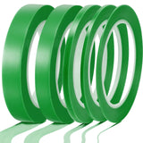 Xuniea 5 Rolls of Vinyl Tape Masking Tape Automotive Car Auto Paint for Curves, High Temperature Vinyl Low Tack(1/16 Inch, 1/8 I