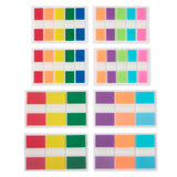 Amazon Basics Flags and Tabs Combo, 0.94 inch Wide (240 pcs) and 0.47 inch Wide (400 pcs), Rectangular, Assorted Colors, 640 Cou