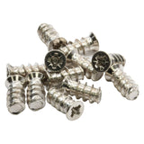 100 Pack Rok Hardware #6mm x 13mm (1/2) Pozi Cross Flat Head Euro Screws Type B Point Fasteners