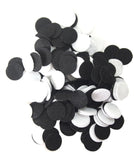 Playfully Ever After Black & White Craft Felt Circles (1.5 Inch 95pc)