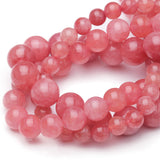 Chicager Natural Stone Beads for Jewelry Making,8mm Ice Type Sunstone Polished Smooth Round Gemstone Beads for Bracelet Necklace