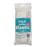 PolyFil AELC2520B Elastic, White