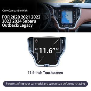 LUWU for 2024 2025 Subaru Outback Screen Protector 11.6Inch,2020-2025 Subaru Outback Accessories Outback Legacy Navigation Prote