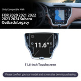 LUWU for 2024 2025 Subaru Outback Screen Protector 11.6Inch,2020-2025 Subaru Outback Accessories Outback Legacy Navigation Prote