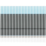 Coufce Pack of 30 Blue Ink Pen Refills, 1.0 mm Medium Point Ballpoint Pen Refills for Retractable Click Pens, Universal Pen for