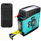 MiLESEEY DT20 Laser Tape Measure with APP, 3-in-1 Digital Measuring Tape Rechargeable, 130FT Laser Distance Meter, 16FT Digital 