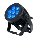 ADJ 7P HEX IP;7x12W;6 in 1 Hex LEDS With Wired Digital communication Network (HEX700)