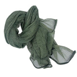 Ecomistiq Netting Mesh Scarf Sports Lightweight Veil Scarves Green| Hats & Headwear| Clothing | Hiking Outdoor |Sporting Goods