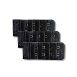 Trylo Bra Hook 2X4 Pack 3 - Black,BLACK,,B0C9CFDVHL