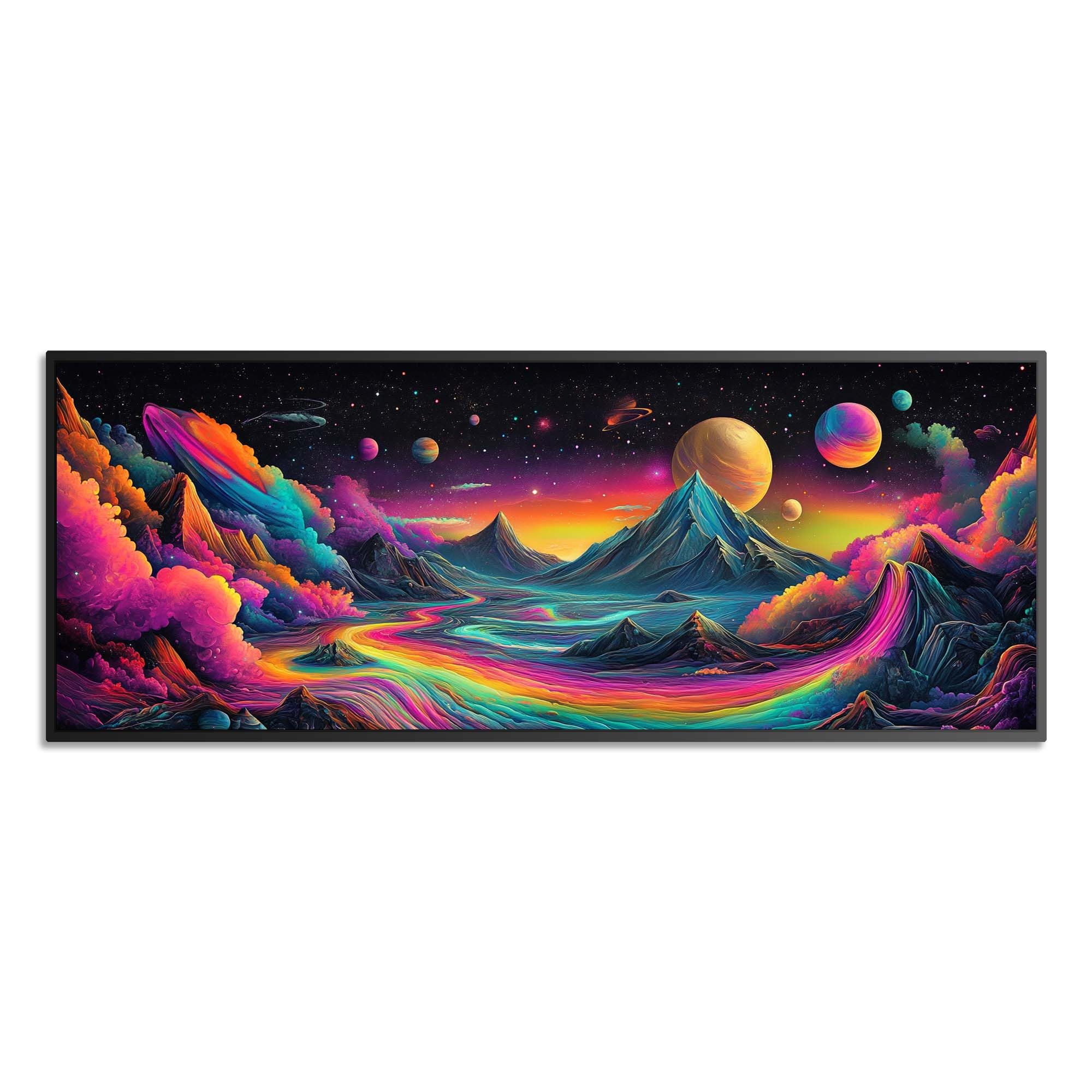 Wergund 5D DIY Large Diamond Art Kits for Adults Mountain, Large Size Diamond Art Planet, Full Drill Crystal Rhinestone Embroide