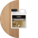 WOCA Denmark Oil Refreshing Soap White 1L - Cleaner & Rejuvenator for White Oiled Wood Floors | Plant-Based, Food Contact Safe |