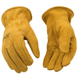 Kinco 50-M, Suede Cowhide Leather Work Gloves - Reliable and Durable Hand Protection, Medium