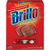 BRILLO STEEL WL PAD 10CT