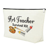 Mxrymvu Art Teachers Gifts for Women Makeup Bag Teacher Appreciation Gifts Teacher Cosmetic Bag for Women Teachers' Day Thanksgi