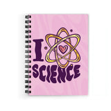 Vprint Atoms Science Spiral Wiro Unruled Blank Pages Notebook Diary Journal Drawing Book SizeA5(6X9 Inches) (Atoms Science)