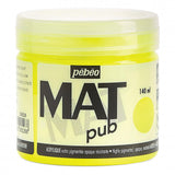 Pebeo Mat Pub, extra fine, 140 ml-Fluorescent Yellow Acrylic Paint
