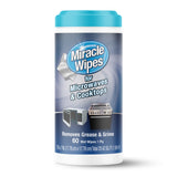 MiracleWipes for Microwaves and Cooktops, Easily Removes Food and Grime Buildup, Safe and Convenient Stove Top Cleaner, Great fo