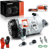 A-Premium Air Conditioner AC Compressor with Clutch Compatible with Ford Mustang 2.3L 2015-2021
