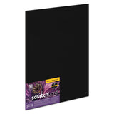 Ampersand Art Supply Scratchbord Art Panel: Museum Series Scratchbord, 1/8 Inch Flat Profile, 14 x 18