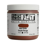 Golden SoFlat Acrylics, Red Oxide (16 fl. oz./ 473 ml Jar)