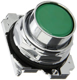 Eaton 10250T103 Pushbutton, 30mm Diameter, Flush Mounting, Momentary Operation, Green Actuator