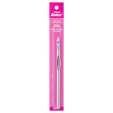 Susan Bates 51/2Inch Silvalume Aluminum Crochet Hook, 8mm, Silver Pink