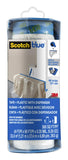 ScotchBlue Pre Plastic Painters Tape with Bladed Dispenser, 48 in x 30yd, Tape & Masking Film Combined in One Product, Static Cl