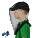 tupi Premium Mosquito Head Net for Kids, Bug Face Netting for Hats, Fly & Bug Protection | Ultra Large & Long, Extra Fine Holes 