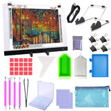 B4 Diamond Painting LED Light Pad Kit, 5D Diamond Painting Accessories Tool Kit Full Drill for Adults, Supplies Includes Storage