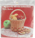 Commonwealth Basket Burgundy Hill Basket Kit, Apple Basket 6X6X9