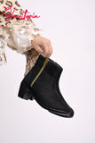 Shoetopia Women'S Ankle Boot-6 Kids Uk (Girls-Bt-Surya-Black)-Eu39,Black,6,B0D5R5GNPH