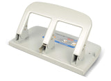 CARL, MediumDuty 3 Hole Paper Punch, 40 Sheet Punch Capacity, Metallic, Model:HC340