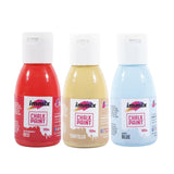Immix Chalk Paint Set, Raspberry Red ;Tortilla ;Baby Blue Chalky Finish 100 Ml Each