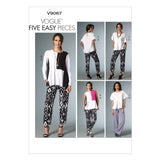 Vogue Patterns V9067 Misses' Top And Pants Sewing Template, Zz (Lrg-Xlg-Xxl)