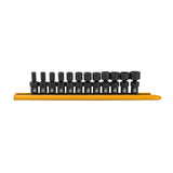 GEARWRENCH 12 Pc. 1/4 Drive 6 Pt. Standard Universal Impact Socket Set, Metric 84905