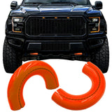 Custom Tow Hook Covers Fits for 2004-2024 Ford F150 2021-2024 Bronco Base/Big Bend/Outer Banks Accessories Tow Hook Cover Compat