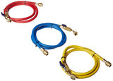 Yellow Jacket 29984 Plus II 1/4 Hose with Compact Ball Valve, 48 (Pack of 3)