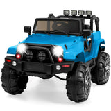 Best Choice Products Kids 12V Ride On Truck, Battery Powered Toy Car w/Spring Suspension, Remote Control, 3 Speeds, LED Lights, 