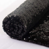 AMZLOKAE Fabric by The Yard Black Glitter Fabric Shower Curtain Lining Fabric for Clothing DIY Sewing Material,Sequin Dress,Sequ