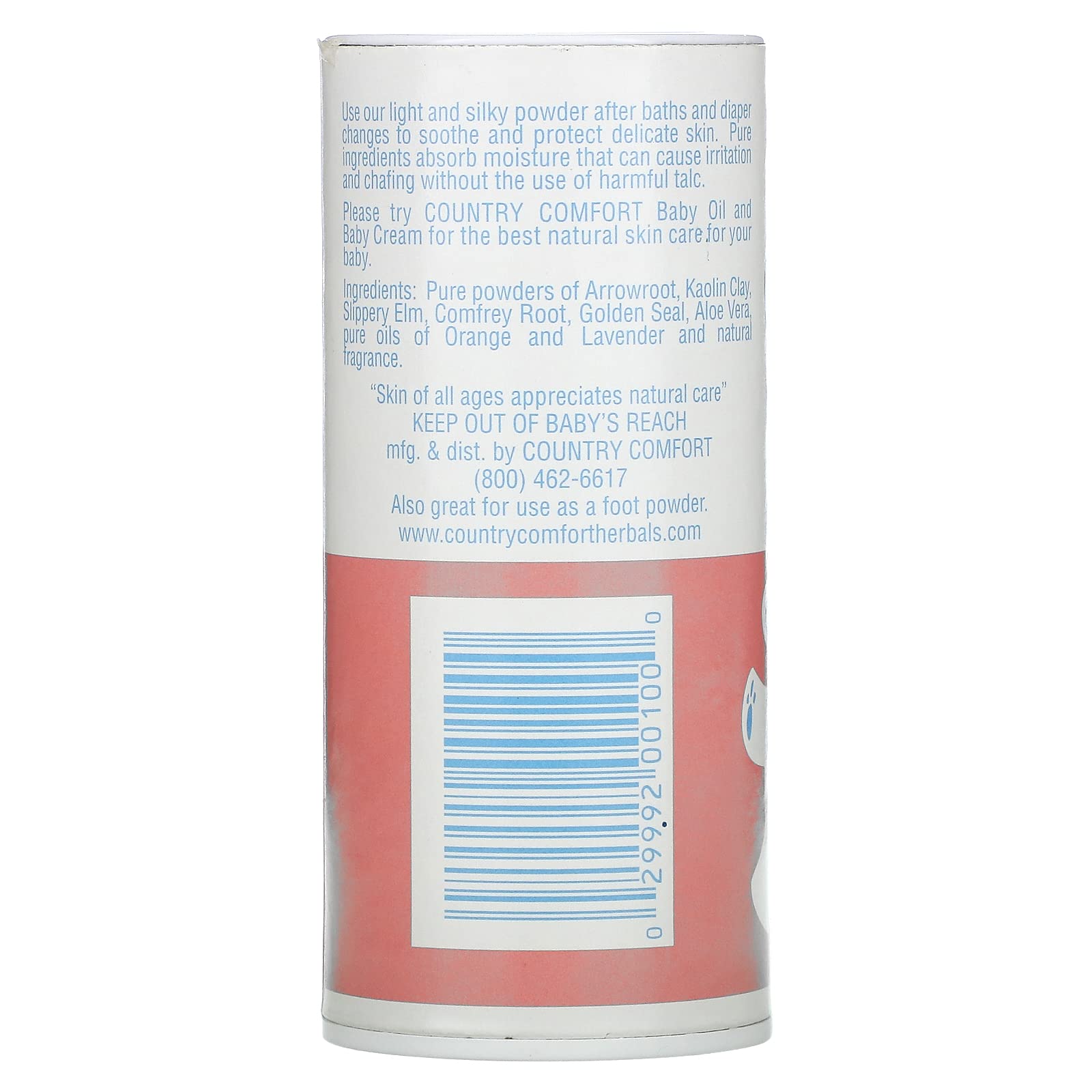 Country Comfort Baby Powder 3 oz (3 pack)