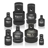 NEIKO 30223A 8 PC Impact Socket Adapter Set, Standard SAE Size, CrV Steel, Impact Driver & Wrench Conversion Kit, Locking Impac
