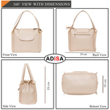 Adisa Women'S Handbag (Ad4055-Cre_Off White),Off White,,B07S7FQXB1