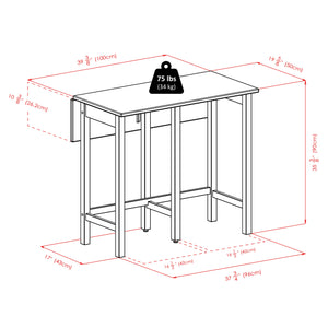 Winsome Lynnwood Dining, Walnut