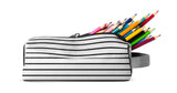 Simple Modern Pencil Case for Kids, Pencil Bag Zip | 2L | Striped