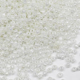 4mm White Seed Beads for Jewelry Making 200 Grams About 3380pcs,6/0 Glass Craft for Making Earrings, Bracelets, Pendants, Waist 
