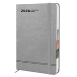 Jhingalala Diaries Hard Bound Leather Cover Executive Daily Planner Diary 2026 With Dates I New Year Diary 2026 With Planner I