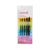 Camel Artist Mop Brushes, Assorted Pack Of 5