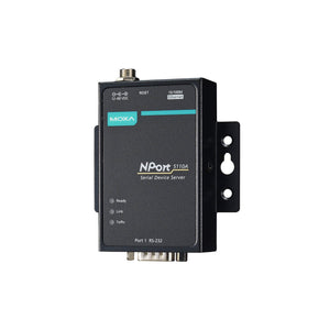Moxa NPort 5110A - 1 Port Device Server, 10/100 Ethernet, RS-232, DB9 Male, 0 to 60C Operating Temperature